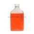Flat Shape 200ml Painting Surface Glass Liquor Bottle