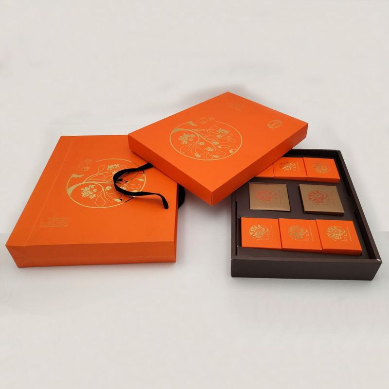 Chinese Factory Promotional Custom Cookies Bread Food Mooncake Cake Cup Kraft Paper Chocolate Sweet Truffle Lunch Packaging Gift Carton Box