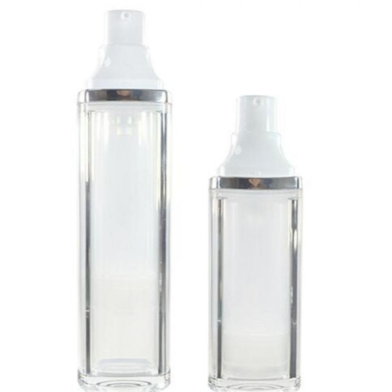 Square Acrylic Packaging Cosmetic Bottle