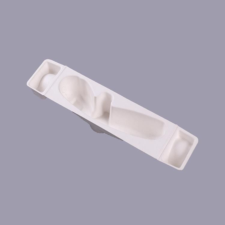 Biodegradable Plant Fiber Paper Pulp Molded Packaging Tray