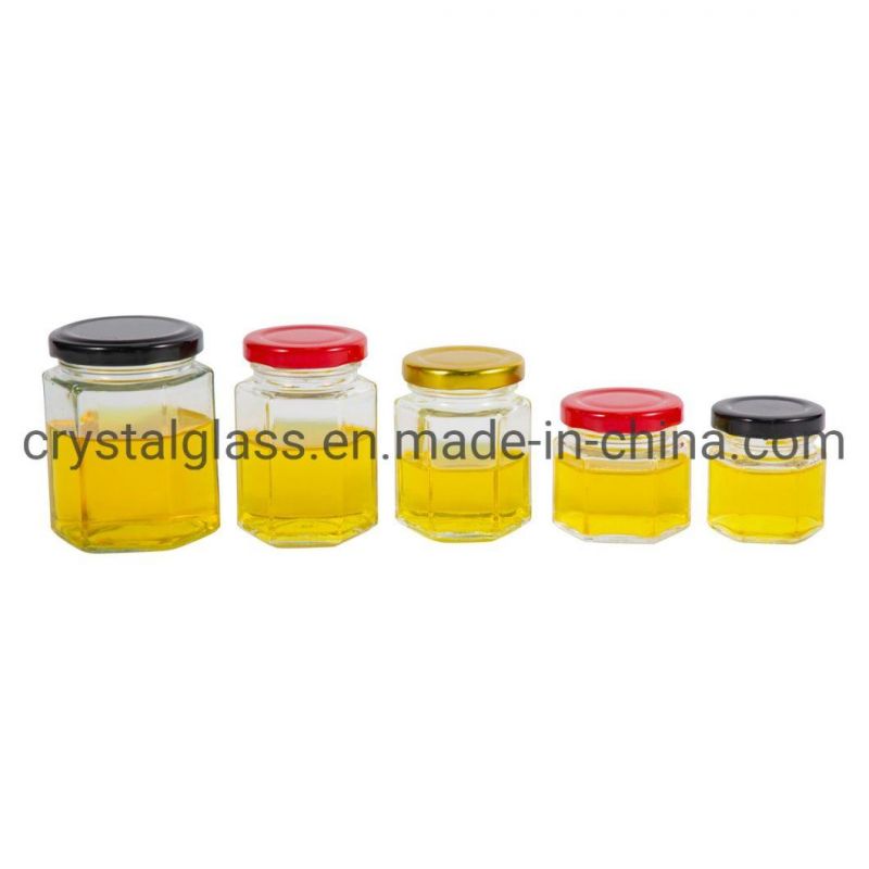 750ml Square Glass Honey Jar with Screw Plastic Lid Glass Bottle Container