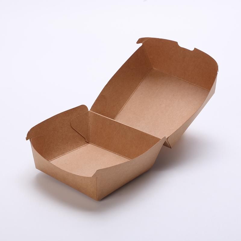 Cheap Price Disposable Hamburger Packaging Box for Take Away