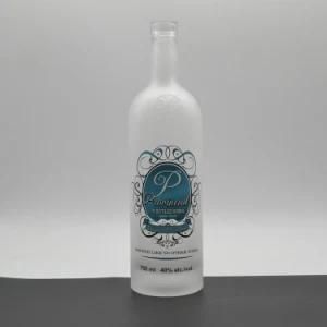 500ml Frosted Liquor Glass Bottle for Vodka