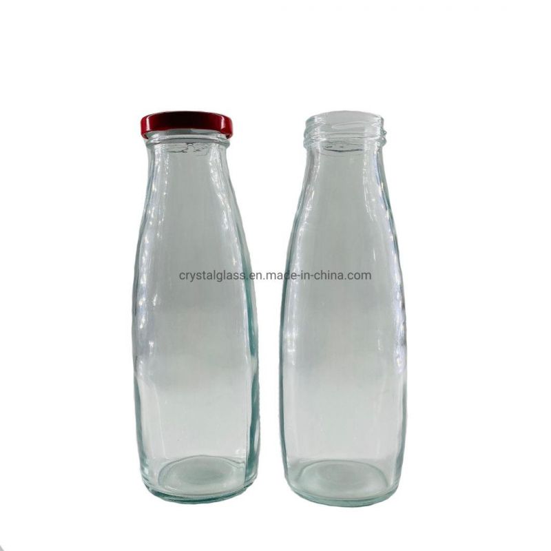 500ml Fresh Milk Bottle Glass with Tinplate Closuer