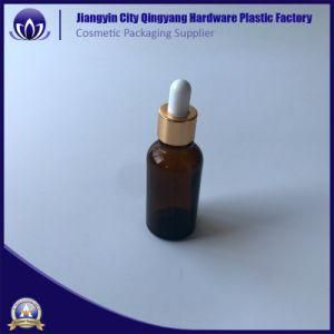 Wholesale 10ml 15ml 30ml 50ml Round Black Frosted Glass Dropper Bottle with Screen Printing for Cosmetic Essential Oil