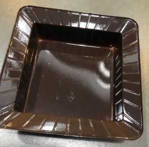 Brown Plastic Products Box Food Fruit Tray