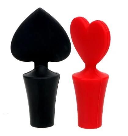 Creative Poker Silicone Wine Bottle Stopper