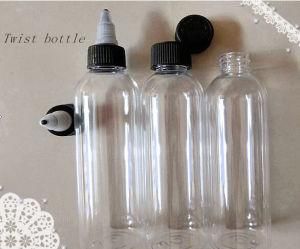 New and Popular 120ml Twist Bottle with Twist Cap and Flat Childproof Cap