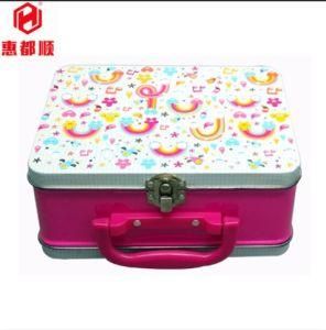 Cosmetics Eyeshadow Handle Tin Box Make up Packaging