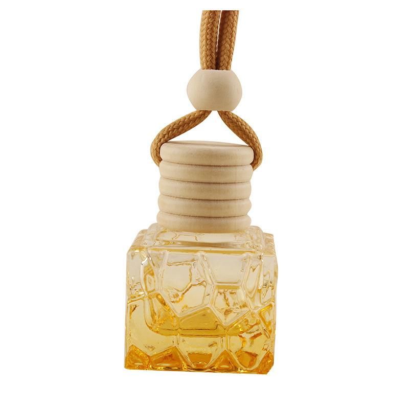 Manufacturer Glass Empty Oil Diffuser Fragrance Car Hanging Perfume Pendant Bottle