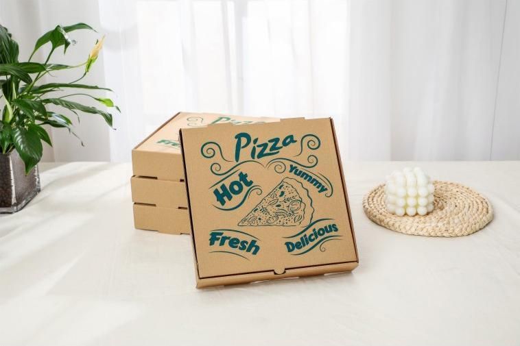 Custom Pizza Box Paper Food Box Pizza Package Box Wholesale Good Quality