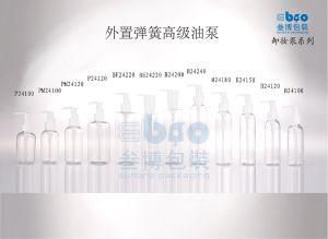 Transparent Series Cosmetic Packaging Lotion Bottle with Pump