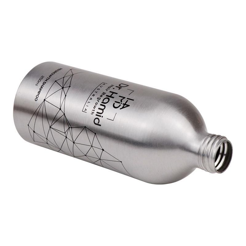 Empty 100ml 150ml 200ml 250ml 500ml Shampoo Cosmetic Pump Aluminum Bottle