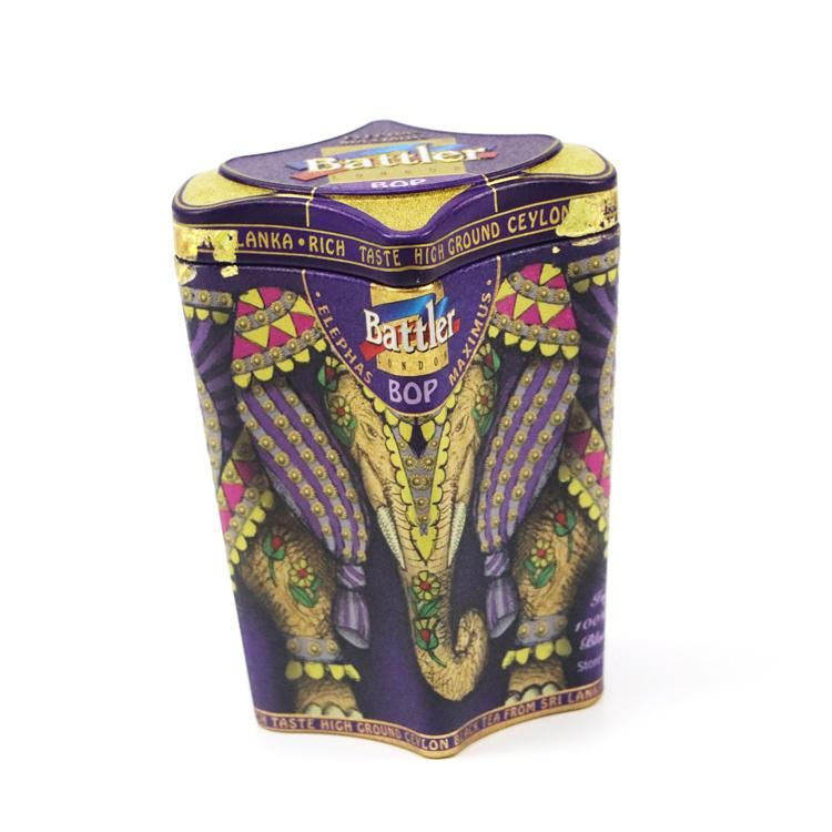 Irregular Shape Matcha Gift Tin Packaging Box