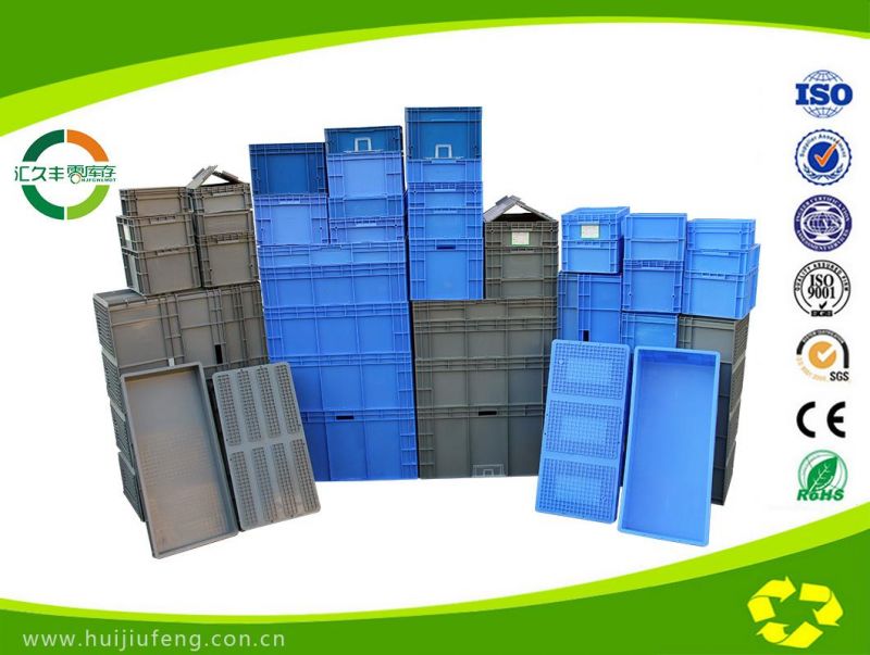 EU4615 H Box Plastic Turnover Box for Storage, EU Standard Plastic Box for Various Purposes