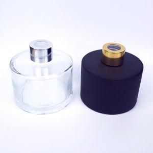 Beautiful Round Black Matte Empty Luxury Rectangle Crystal Perfume Bottles 30ml 50ml 100ml