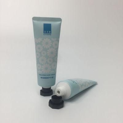PE High Quality Plastic Tube with Lid Custom Pearl White Clear Acrylic Tube Plastic Squeeze Tubes for Cosmetics