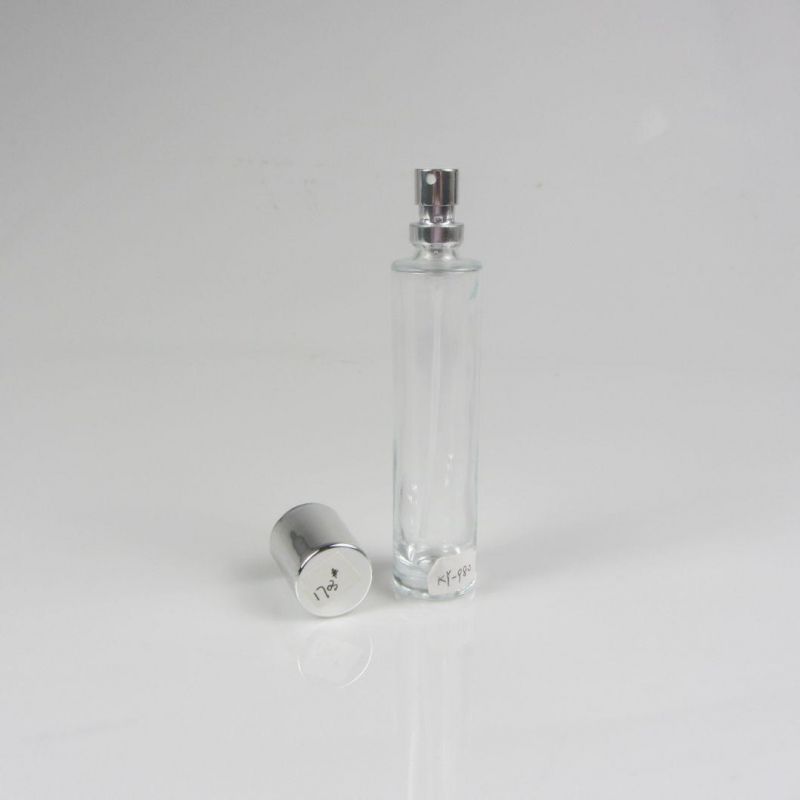 30ml Round Empty Clear Glass Perfume Bottle with Pump Spray