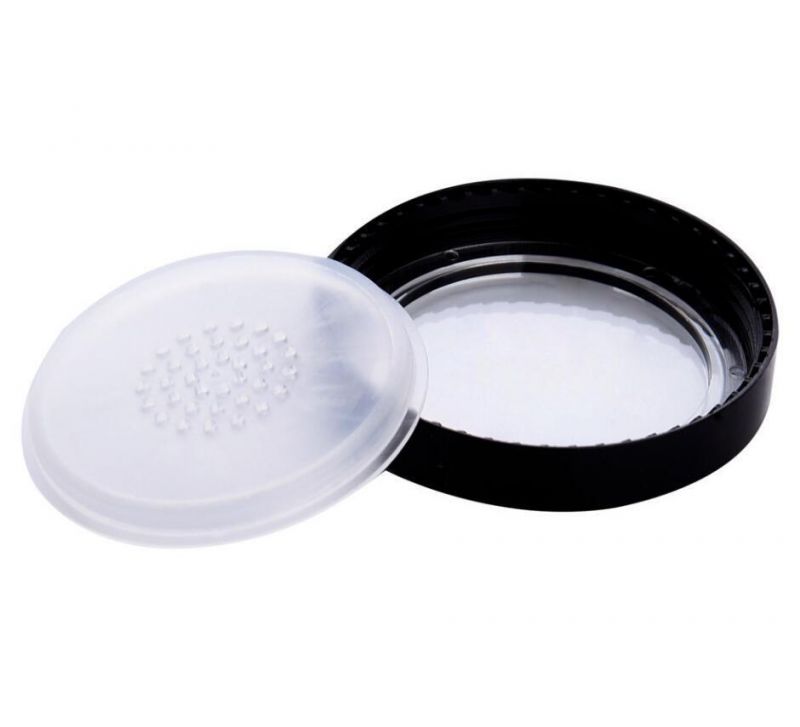 10g Empty Loose Powder Compact with The Grid Sifter Puff Jar Packing Container Powdery Cake Box Cosmetic Case