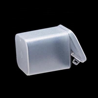 Wholesale PP Frosted Clear Plastic Storage Case Custom Cosmetics Small Square Plastic Packing Box