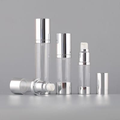 Hot Sale Fancy Plastic Airless Pump Bottles and Cream Jars for Cosmetics Packaging