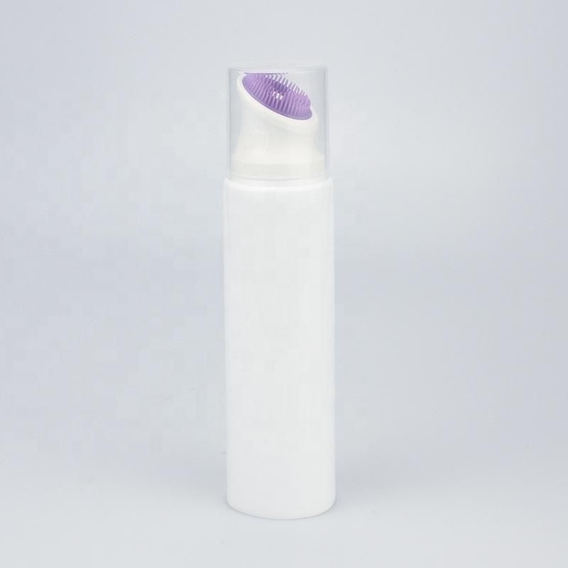 Facial Cleanser Massage Plastic Tube Packaging with Silicon Brush Applicator