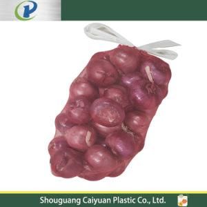 Agricultural UV Protect Reusable Drawstring Leno PP PE Vegetable Fruits Mesh Bag L-Sewing Net Mesh Bag for Packaging Onion/Potato/Orange