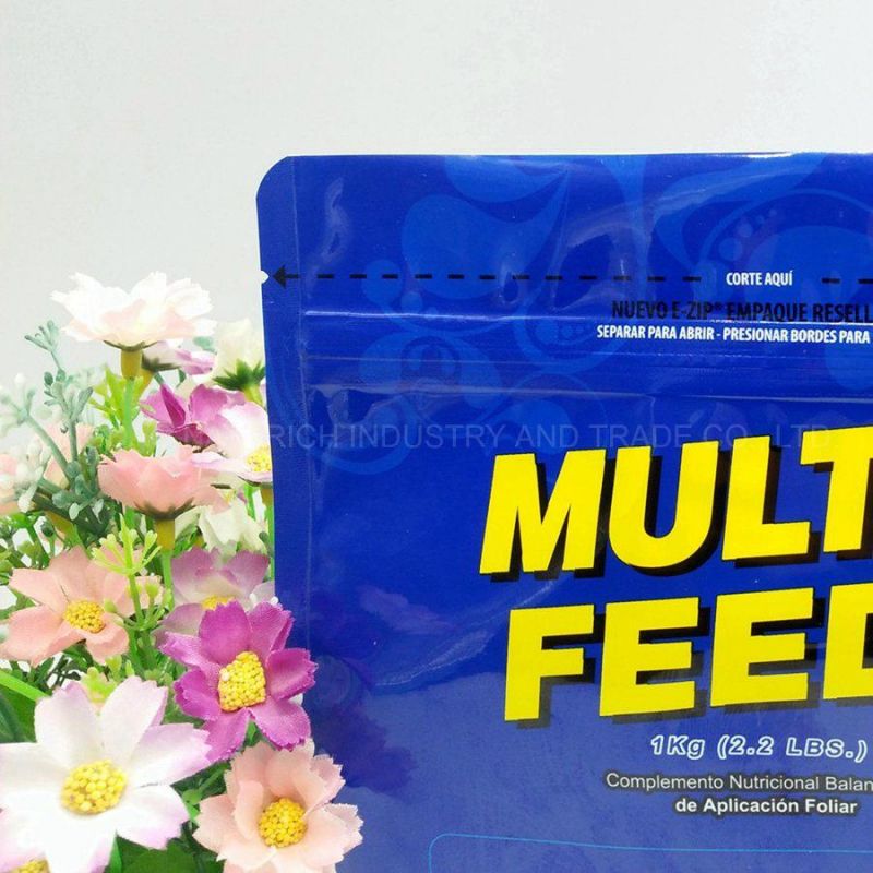 Recyclable Garden Feed Fertilizer Soil Packing Stand up Pouch 1kg