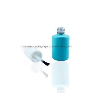 Tiffany Blue/Shiny Orange Powder Coating Nail Polish Bottle Cap Brush
