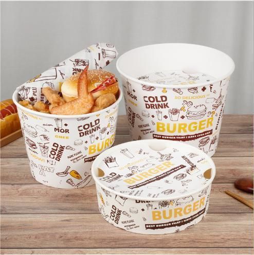 Wholesale Custom Burger Fried Chip Chicken French Fries Donut Pastry Bakery Lunch Takeaway Fast Food Packaging Hamburger Take Away out Snack Paper Meal Bag Box