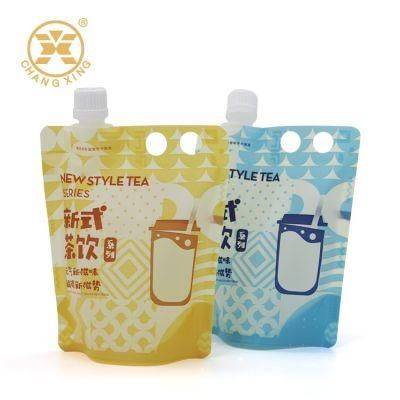 Spout Pouch 100ml 200ml 250ml 500ml Sanitizer Hand Washing Liquid Soup Refill Packaging Pouch with Spout