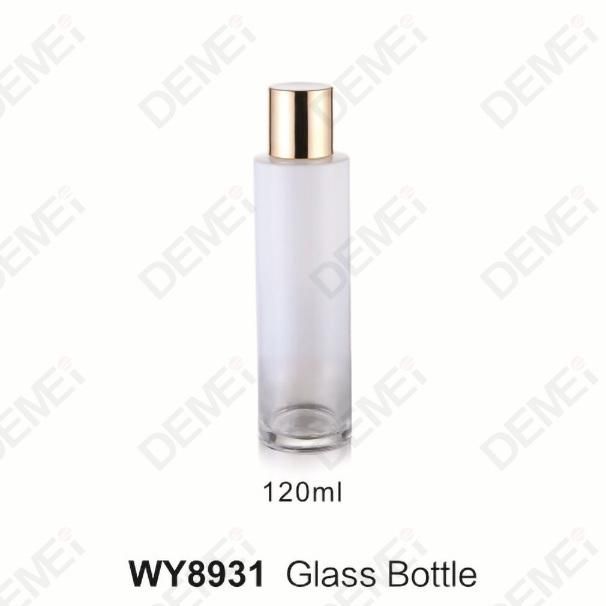 20/30/40/80/100/120/150/200/250ml 30/50/80/100g Cosmetic Skin Care Packaging White Straight Round Toner Lotion Glass Bottle and Cream Jar