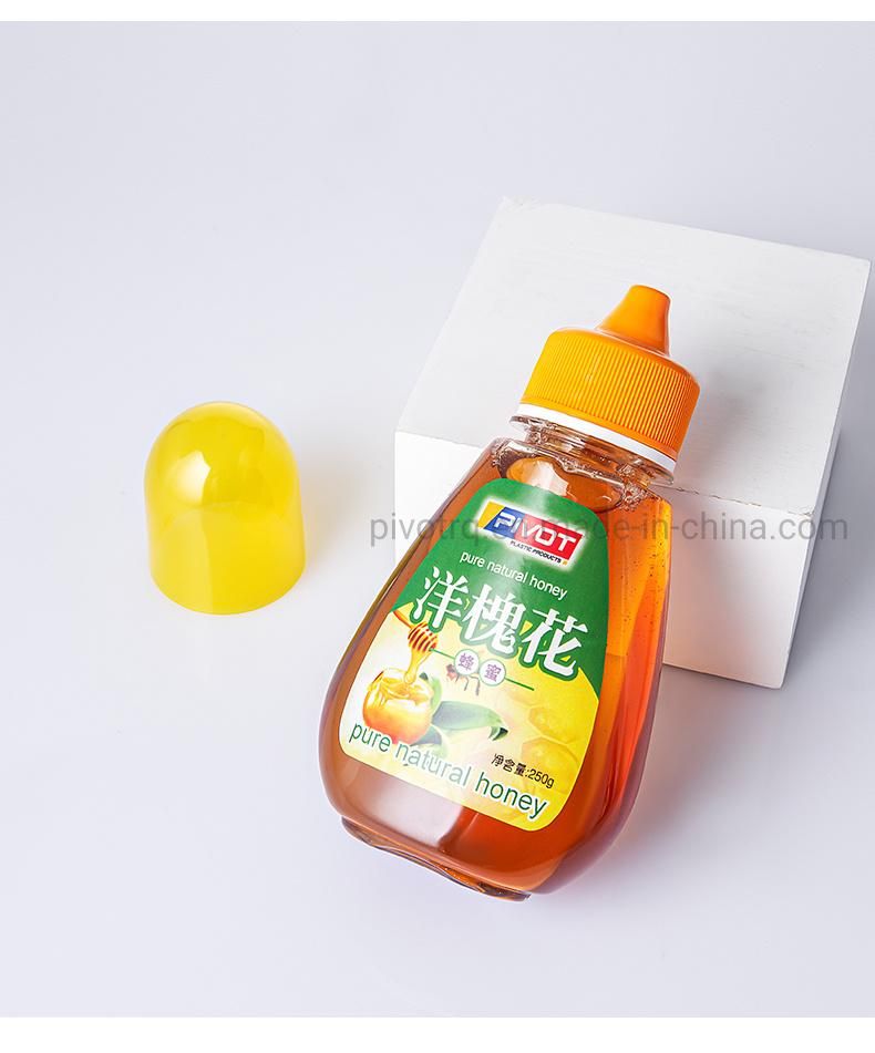 500g Plastic Squeeze Honey Jam Jars Food Grade Pet Honey Bottles Plastic Container