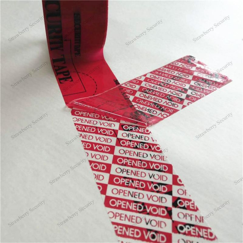 Pet Security Seal Tamper Evident Transfer Void Open Tape