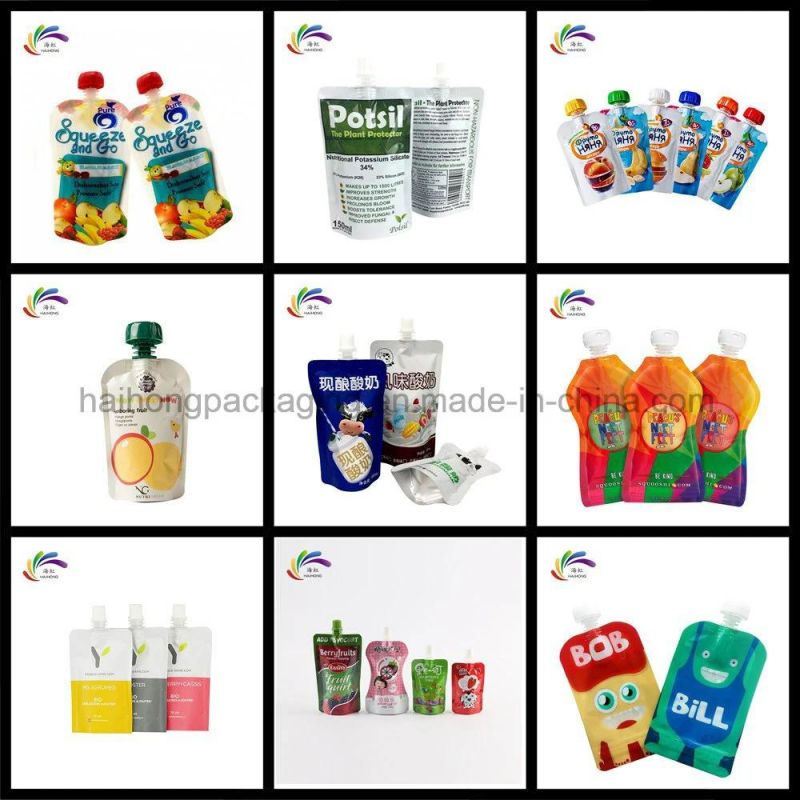 Biodegradable Plastic Food Packaging Spout Bag for Food