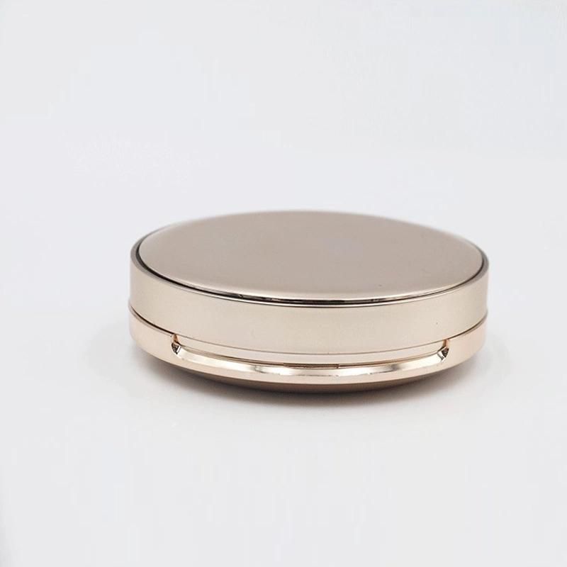 Hot Sale Bb Air Cushion Case Gold Round Air Cushion Foundation Case Cushion Foundation Packaging Case Bb Cream Container