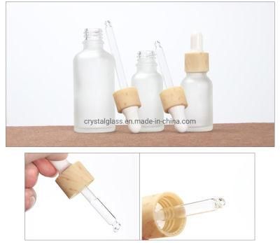 15ml 20ml 30ml 50ml Essential Oil Bottle with Dropper and Wooden Caps