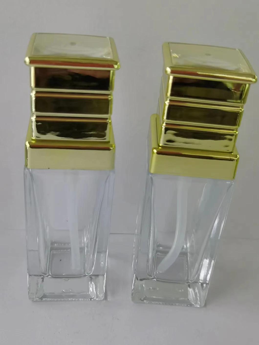 Ds006  24K Gold Cosmetic Glass Bottle Have Stock