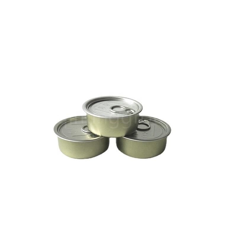 Food Grade Printed Metal Tin Can with Easy Open Lid