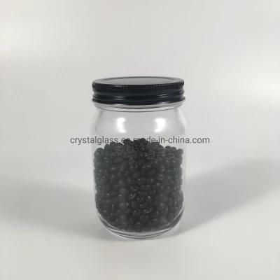350ml 480ml 750ml Wide Mouth Round Glass Food Storage Mason Jar with Screw Lid