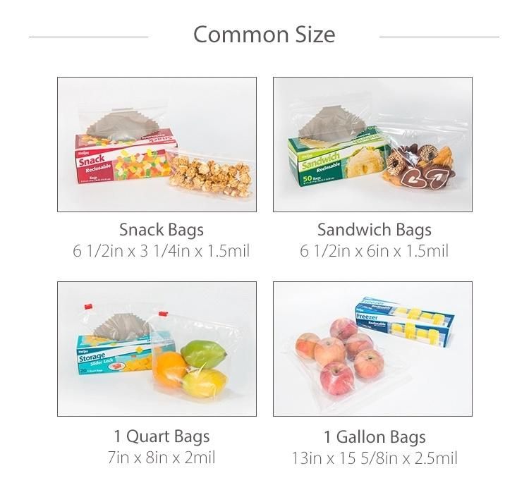 Color Printed Customized Dsigan Plastic Slider Packaging Bag, with Anti-Bacteria Additive