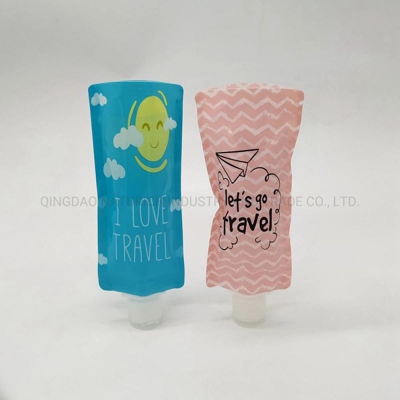 30ml 50ml 100ml Travel Portable Packaging Bag Mini Shampoo Fluid Bathroom Products Packaging Bag