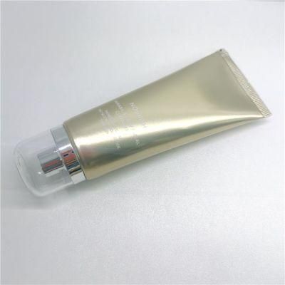 Cream Lotion Packaging Squeeze Soft Plastic Tube, Red Blue Biodegradable Plastic Squeeze Tube for Cosmetic Cream