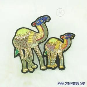 Animal Shapes Metal Wire Embroidery Badge 227