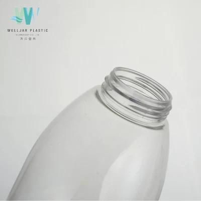 Welljar Plastic Pet Cosmetic Round Bottle for Hand Wash