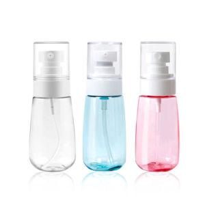 Colorful Portable Travel 100ml Plastic PETG Cosmetic Body Spray Pump Bottle