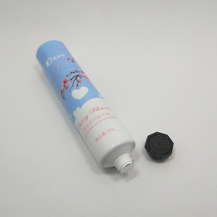 Empty 100ml Clear Plastic Tube Flip Top Cap, Face Wash Cream Soft Tubes Packaging for Cosmetics