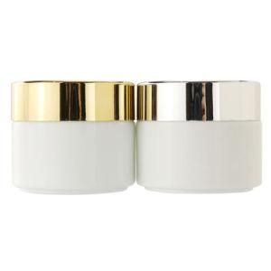 Round Type Wooden Bamboo Cosmetic Jars for Skin Care Cream Use