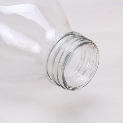 1000ml Glass Bottle Wide Mouth for Beverage Juice Milk Packing
