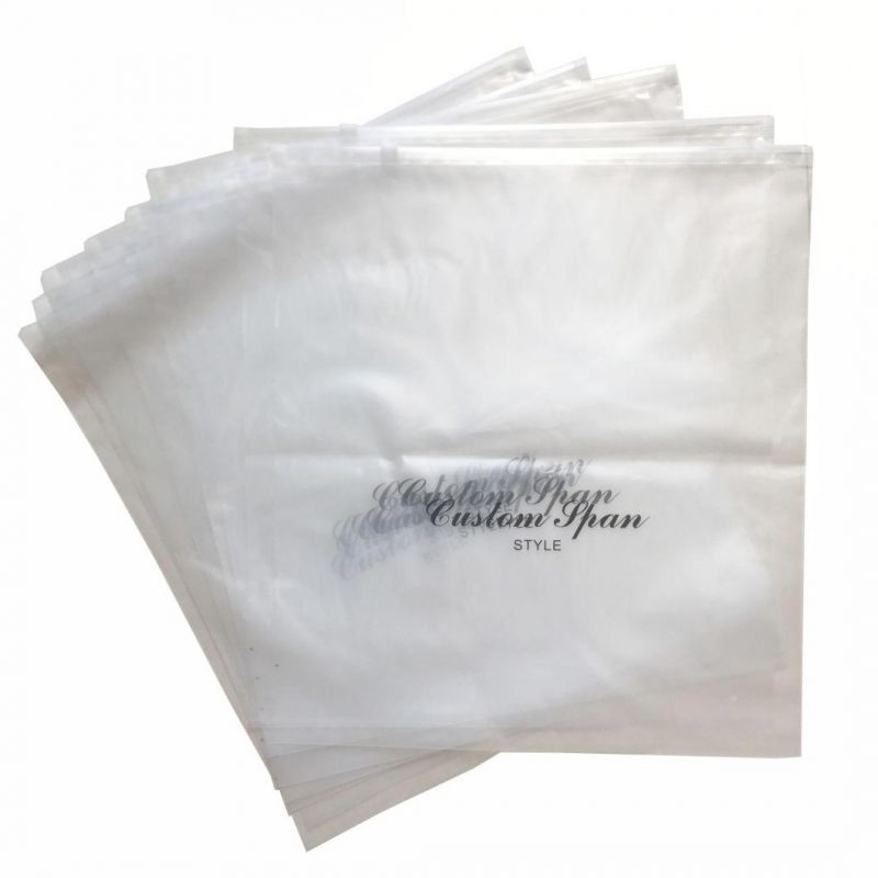 CPE Plastic Bags Ziplock Packaging Bags for Clothing Poly Bag Manufacturer